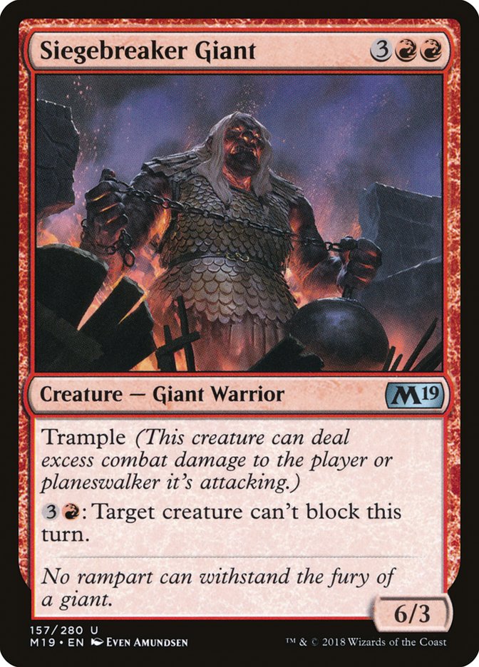 Siegebreaker Giant [Core Set 2019] | Rock City Comics