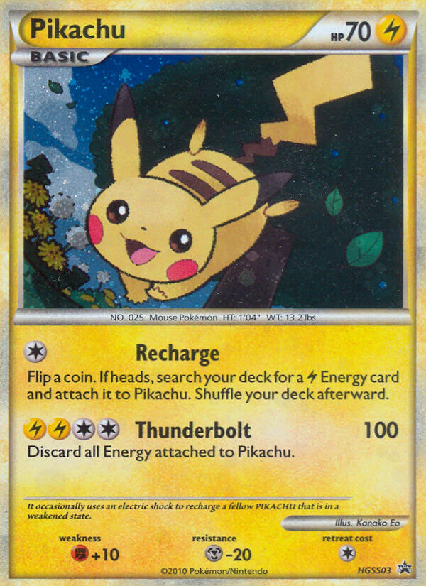 Pikachu (HGSS03) [HeartGold & SoulSilver: Black Star Promos] | Rock City Comics