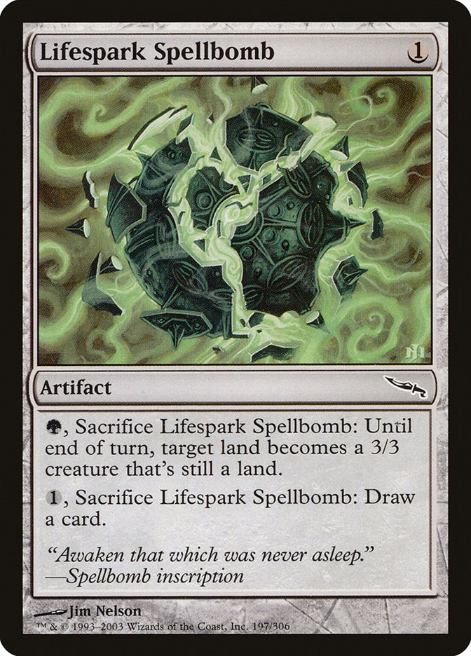 Lifespark Spellbomb [Mirrodin] | Rock City Comics