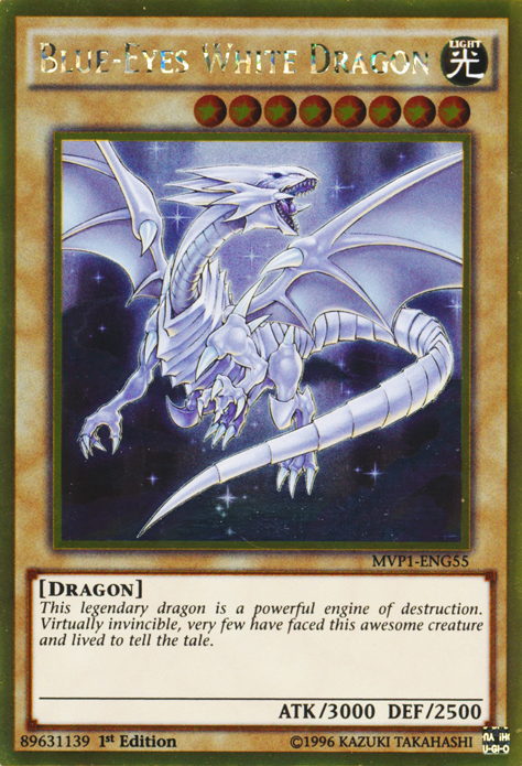 Blue-Eyes White Dragon [MVP1-ENG55] Gold Rare | Rock City Comics