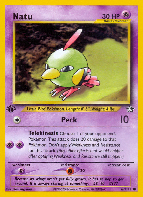 Natu (67/111) [Neo Genesis 1st Edition] | Rock City Comics