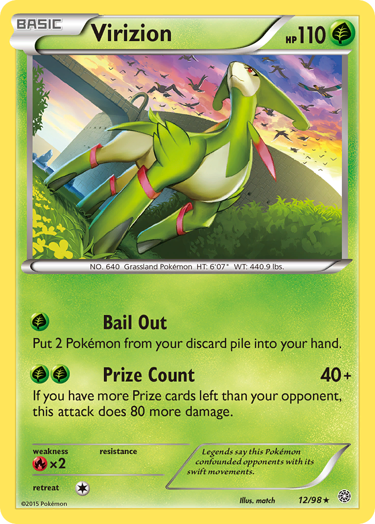 Virizion (12/98) [XY: Ancient Origins] | Rock City Comics