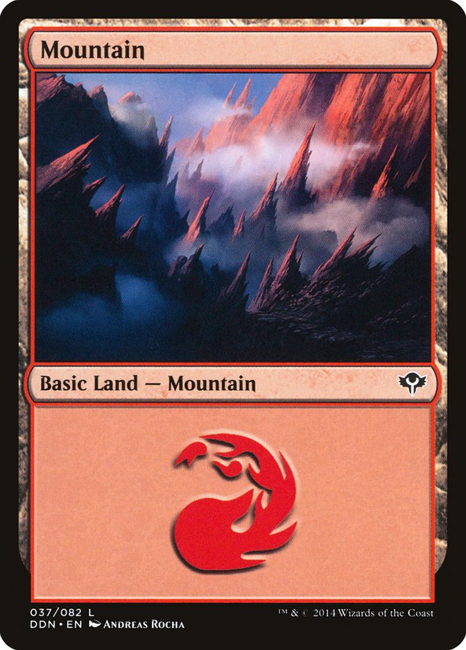 Mountain (37) [Duel Decks: Speed vs. Cunning] | Rock City Comics