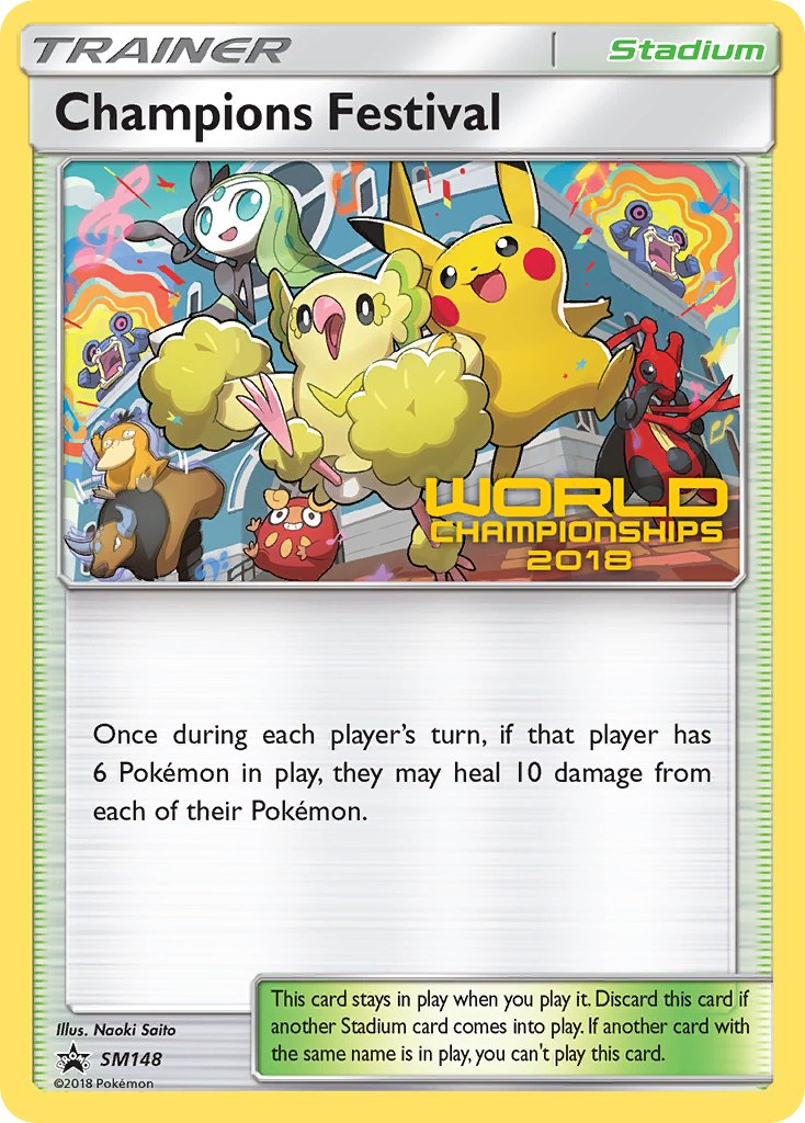 Champions Festival (SM148) (2018 Top Semi Finalist) [Sun & Moon: Black Star Promos] | Rock City Comics