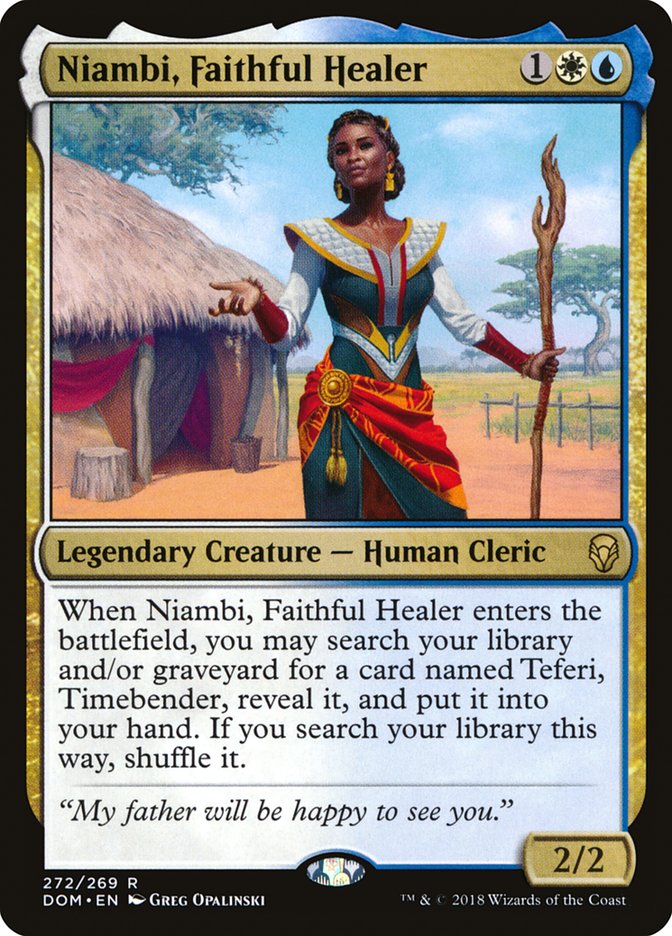 Niambi, Faithful Healer [Dominaria] | Rock City Comics