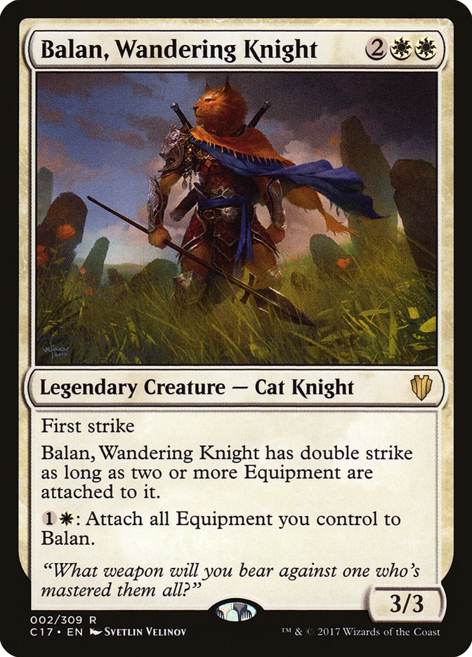 Balan, Wandering Knight [Commander 2017] | Rock City Comics