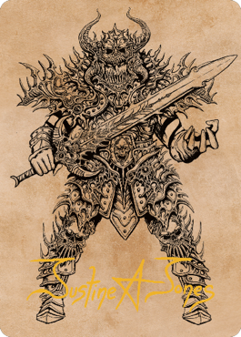 Sarevok, Deathbringer Art Card (Gold-Stamped Signature) [Commander Legends: Battle for Baldur's Gate Art Series] | Rock City Comics