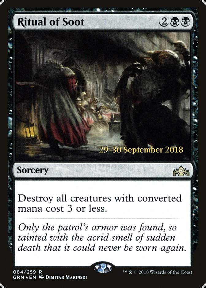 Ritual of Soot  [Guilds of Ravnica Prerelease Promos] | Rock City Comics