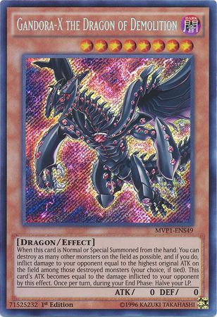 Gandora-X the Dragon of Demolition [MVP1-ENS49] Secret Rare | Rock City Comics