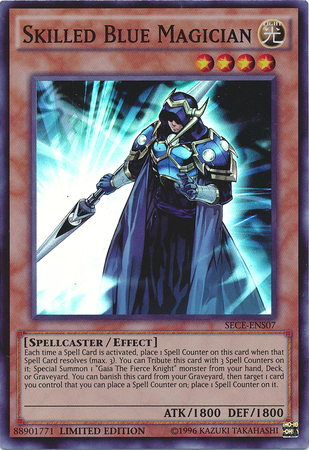 Skilled Blue Magician [SECE-ENS07] Super Rare | Rock City Comics