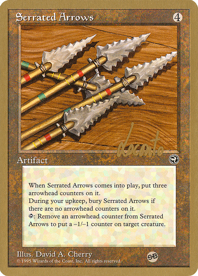 Serrated Arrows (Michael Loconto) (SB) [Pro Tour Collector Set] | Rock City Comics