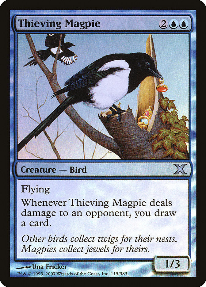 Thieving Magpie (Premium Foil) [Tenth Edition] | Rock City Comics