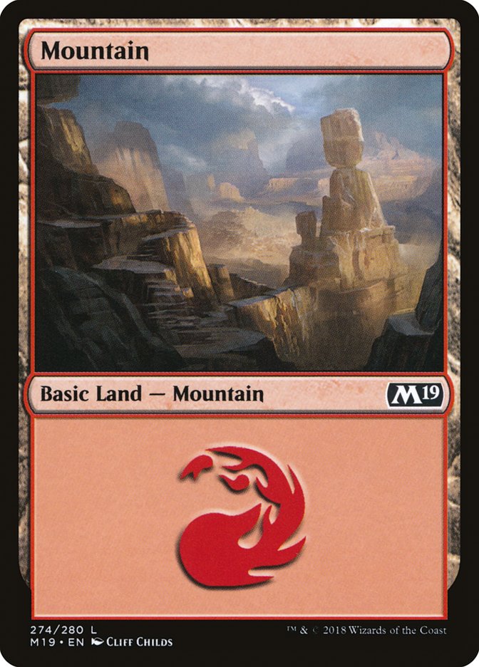 Mountain (274) [Core Set 2019] | Rock City Comics