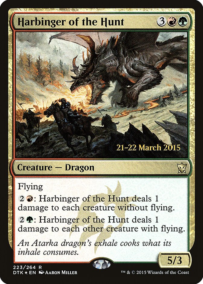 Harbinger of the Hunt  [Dragons of Tarkir Prerelease Promos] | Rock City Comics