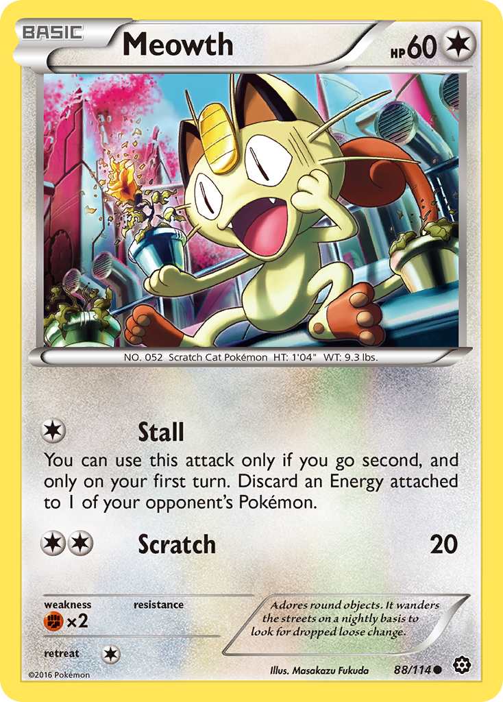 Meowth (88/114) [XY: Steam Siege] | Rock City Comics