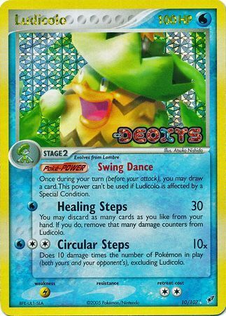 Ludicolo (10/107) (Stamped) [EX: Deoxys] | Rock City Comics