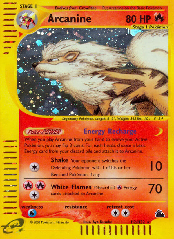 Arcanine (H2/H32) [Skyridge] | Rock City Comics