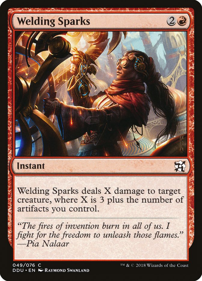 Welding Sparks [Duel Decks: Elves vs. Inventors] | Rock City Comics