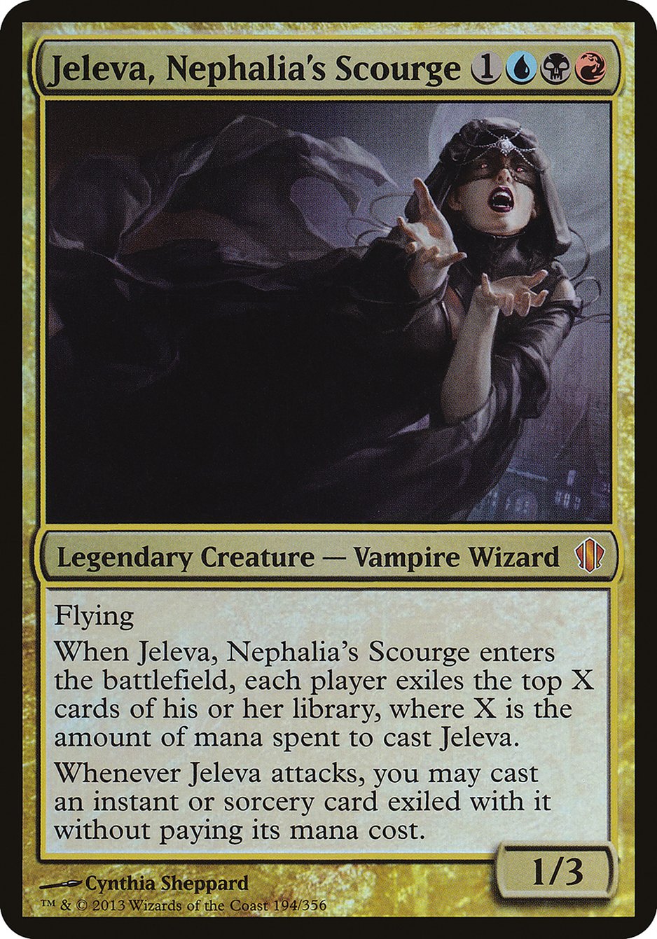 Jeleva, Nephalia's Scourge (Oversized) [Commander 2013 Oversized] | Rock City Comics