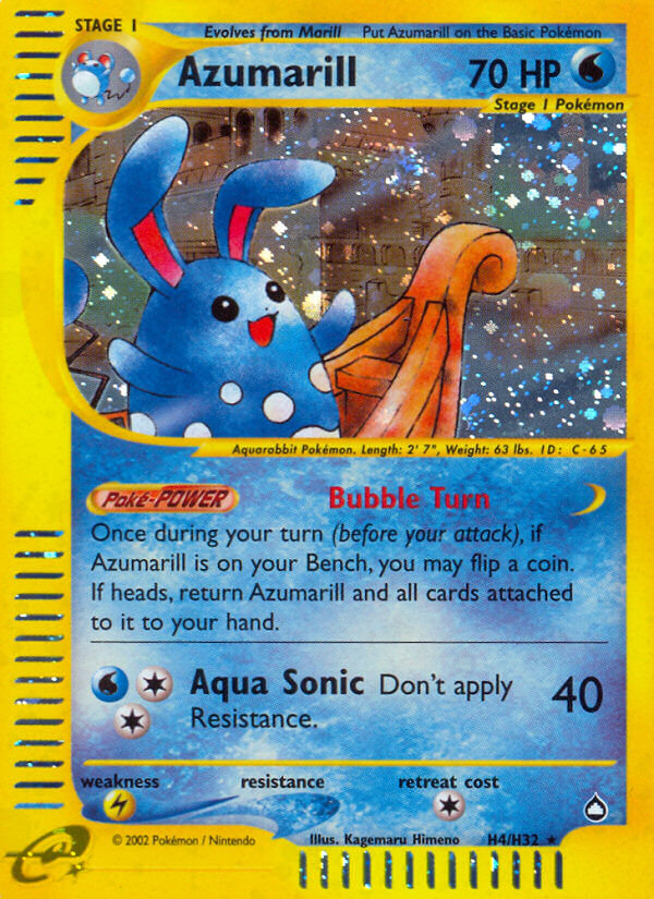 Azumarill (H4/H32) [Aquapolis] | Rock City Comics