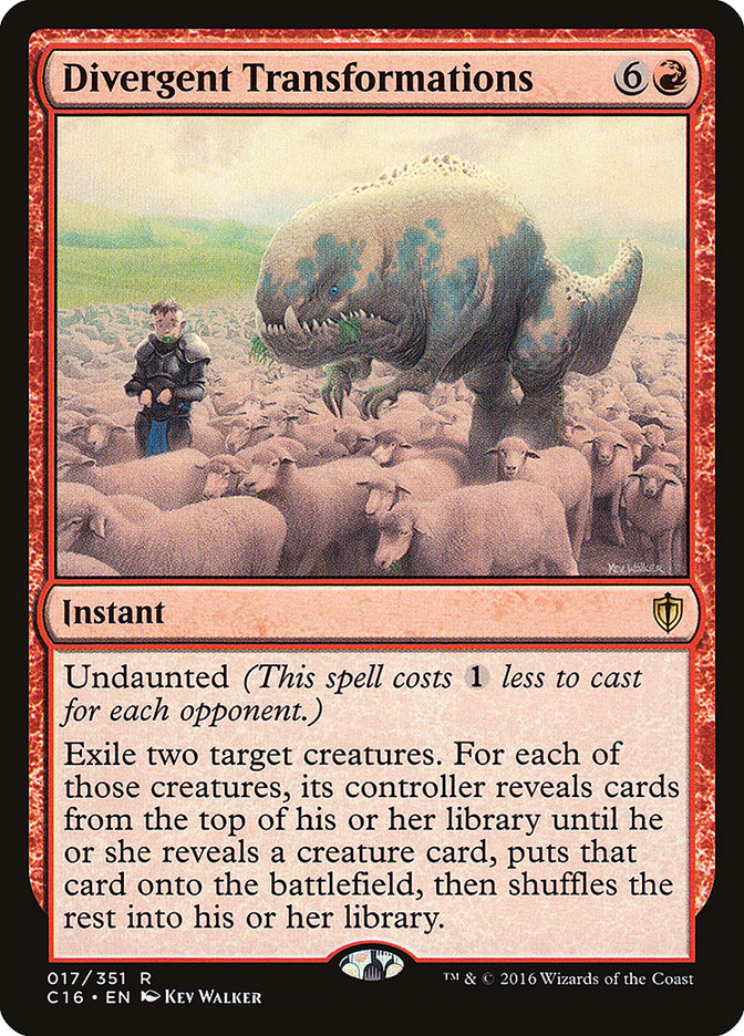 Divergent Transformations [Commander 2016] | Rock City Comics