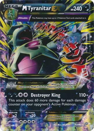 M Tyranitar EX (43/98) (Jumbo Card) [XY: Ancient Origins] | Rock City Comics