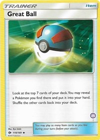 Great Ball (119/149) (Deck Exclusive #25) [Sun & Moon: Trainer Kit - Alolan Sandslash] | Rock City Comics