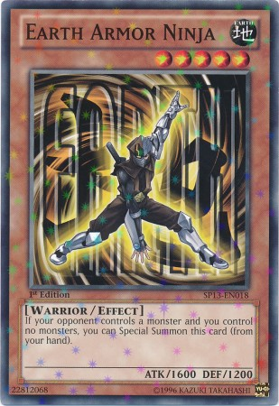 Earth Armor Ninja [SP13-EN018] Starfoil Rare | Rock City Comics