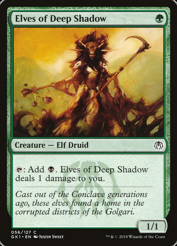 Elves of Deep Shadow [Guilds of Ravnica Guild Kit] | Rock City Comics