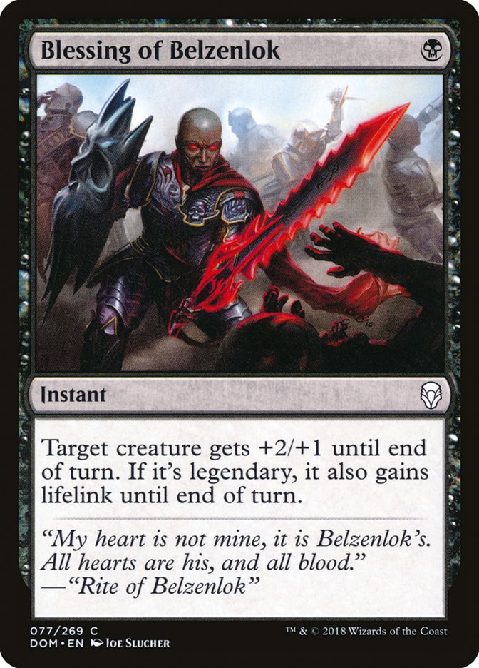 Blessing of Belzenlok [Dominaria] | Rock City Comics