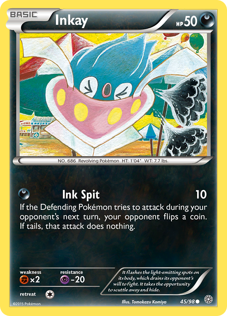 Inkay (45/98) [XY: Ancient Origins] | Rock City Comics