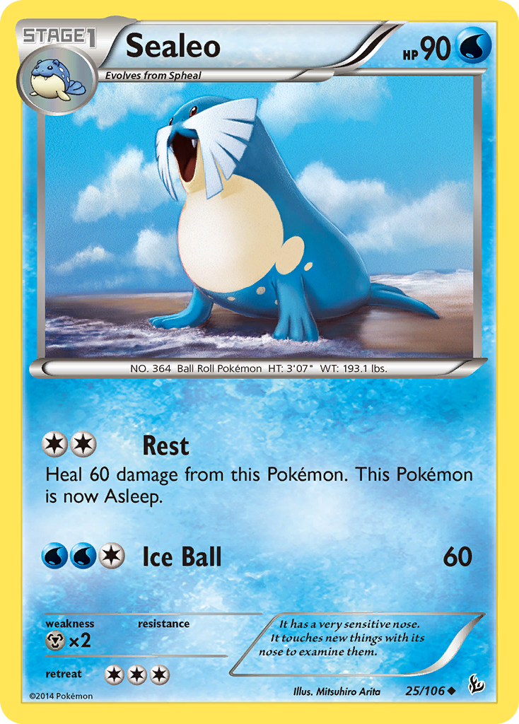 Sealeo (25/106) [XY: Flashfire] | Rock City Comics