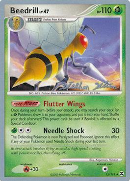 Beedrill LV.47 (15/111) (Luxdrill - Stephen Silvestro) [World Championships 2009] | Rock City Comics