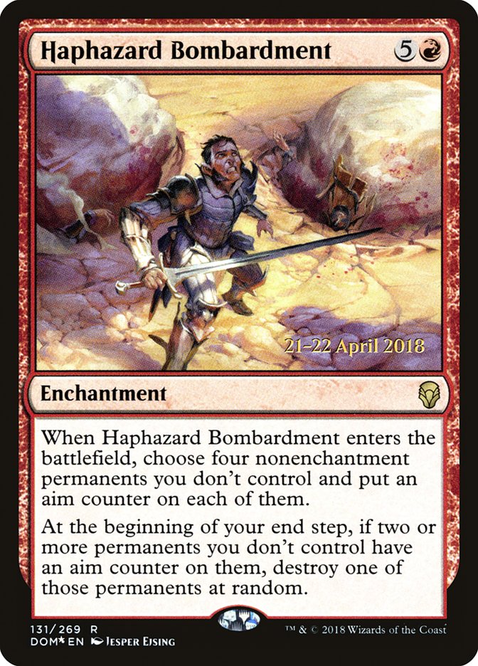 Haphazard Bombardment  [Dominaria Prerelease Promos] | Rock City Comics