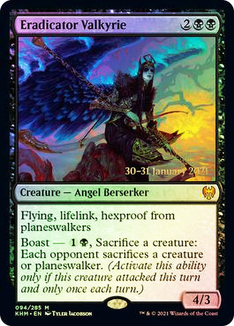 Eradicator Valkyrie [Kaldheim Prerelease Promos] | Rock City Comics