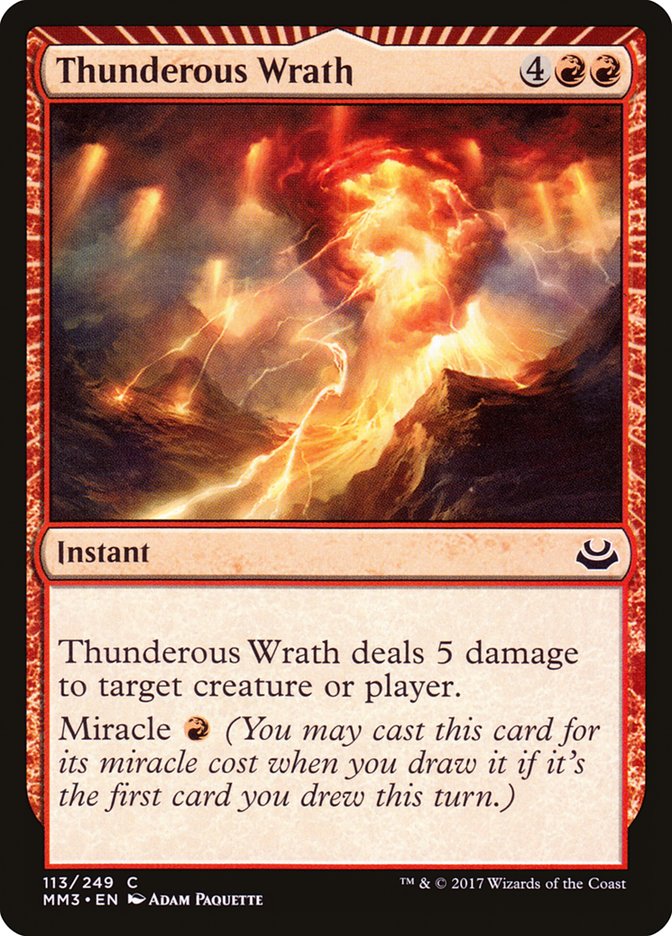Thunderous Wrath [Modern Masters 2017] | Rock City Comics