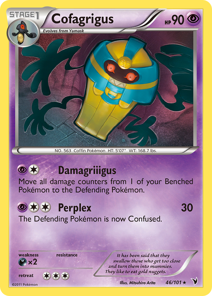 Cofagrigus (46/101) [Black & White: Noble Victories] | Rock City Comics