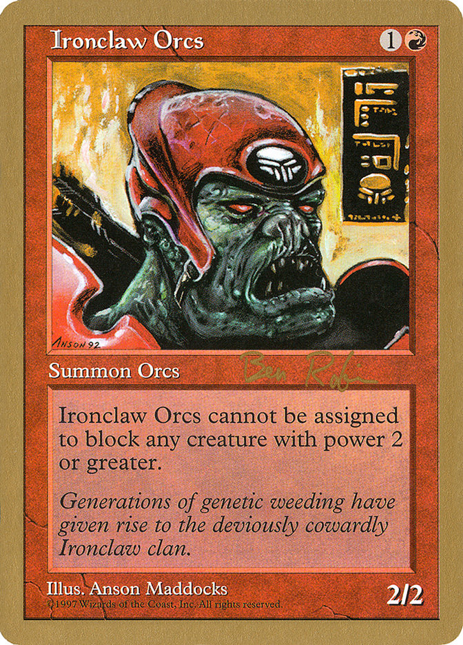 Ironclaw Orcs (Ben Rubin) [World Championship Decks 1998] | Rock City Comics