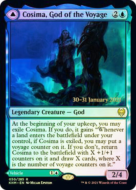 Cosima, God of the Voyage // The Omenkeel [Kaldheim Prerelease Promos] | Rock City Comics