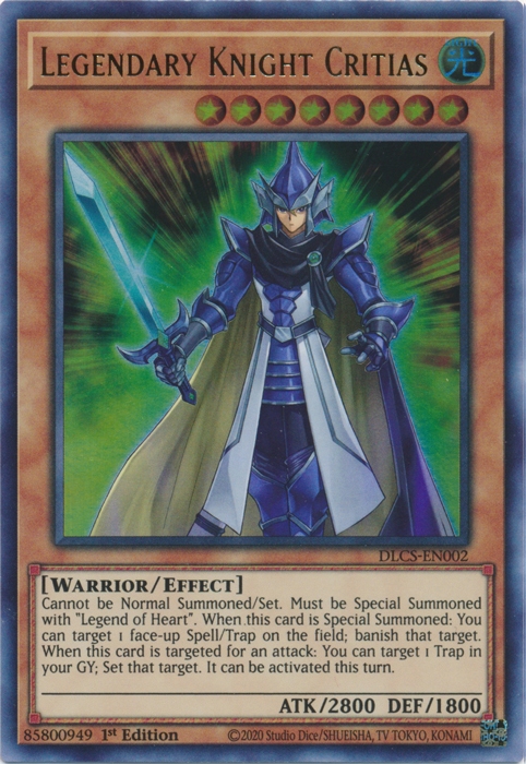 Legendary Knight Critias [DLCS-EN002] Ultra Rare | Rock City Comics