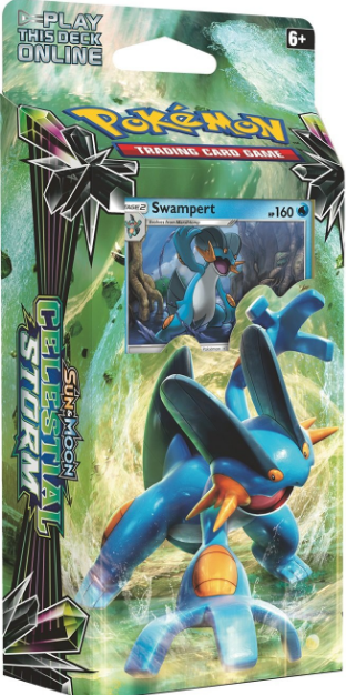 Pokemon Sun & Moon: Celestial Storm Theme Deck - Swampert | Rock City Comics