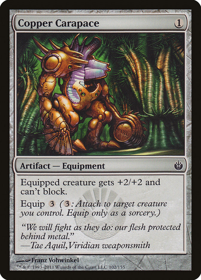 Copper Carapace [Mirrodin Besieged] | Rock City Comics