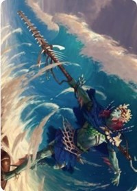 Tazeem Roilmage Art Card [Zendikar Rising Art Series] | Rock City Comics