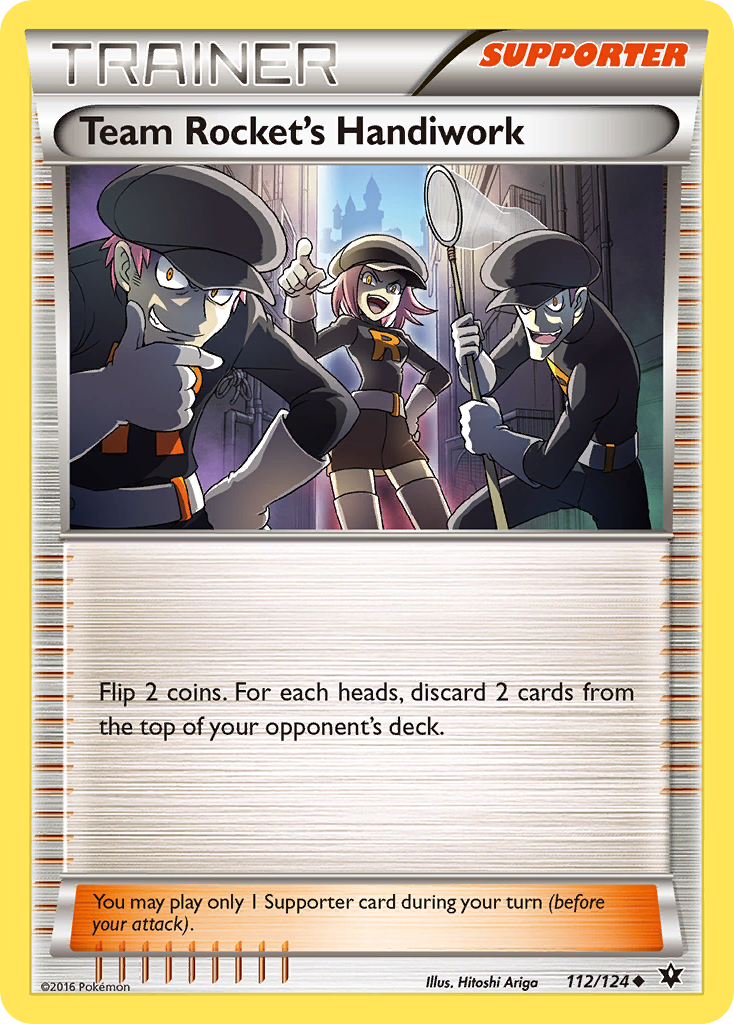 Team Rocket's Handiwork (112/124) [XY: Fates Collide] | Rock City Comics