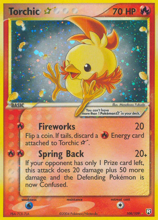 Torchic Star (108/109) [EX: Team Rocket Returns] | Rock City Comics