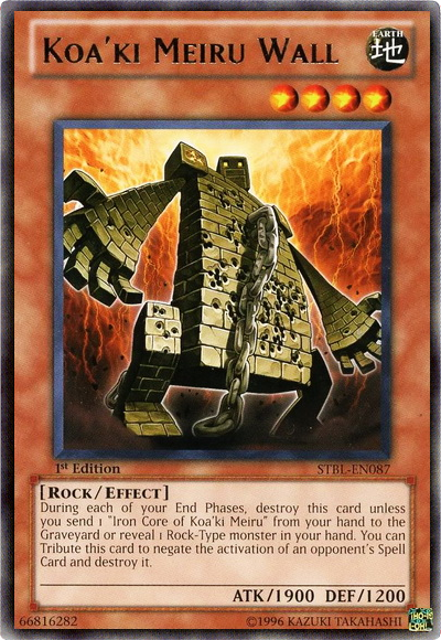 Koa'ki Meiru Wall [STBL-EN087] Rare | Rock City Comics