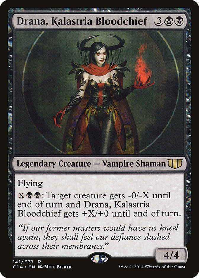 Drana, Kalastria Bloodchief [Commander 2014] | Rock City Comics