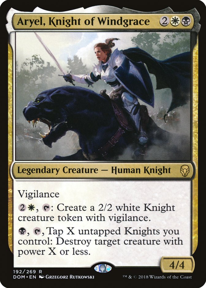 Aryel, Knight of Windgrace [Dominaria] | Rock City Comics