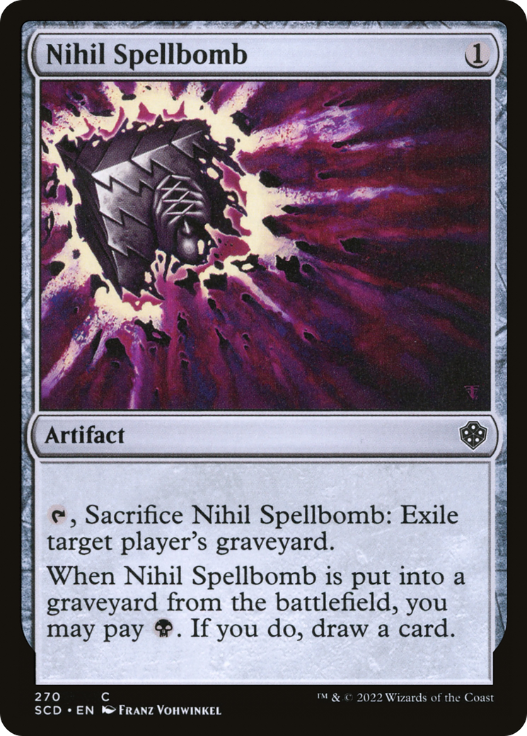 Nihil Spellbomb [Starter Commander Decks] | Rock City Comics