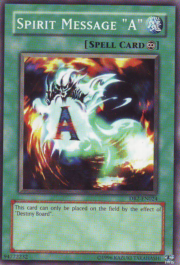 Spirit Message "A" [DB2-EN024] Common | Rock City Comics